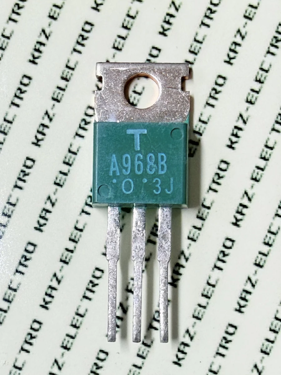 2SA968B-O - 1983 lot, PNP in dark green package typical of 1980s production
