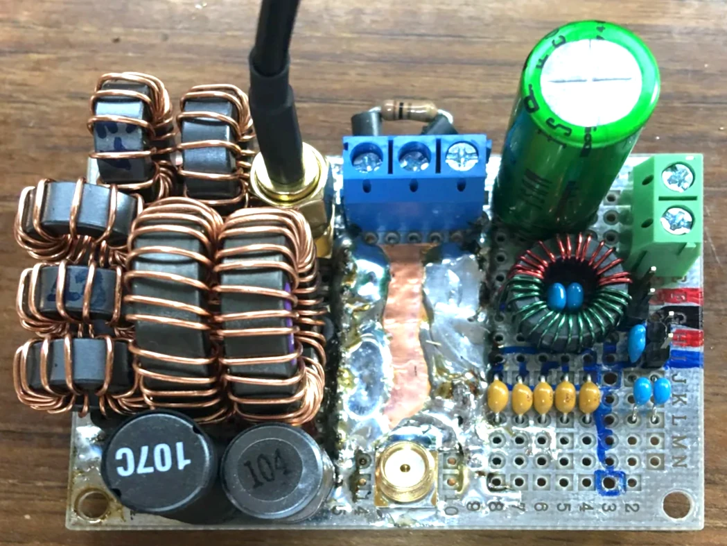 fT measurement fixture — DUT mounting board, final version