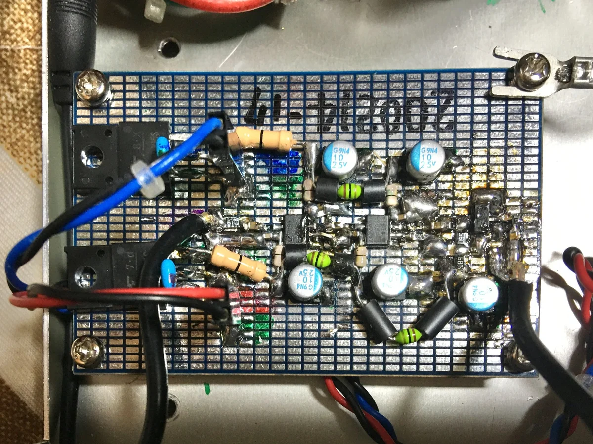 fT measurement fixture — 40dB flat amplifier board, AD8099